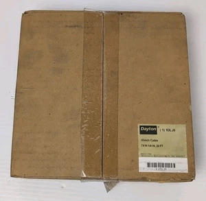 Cavo argano Dayton 1Dlj9 7x19 1/4 di pollice X 25 piedi - Foto 1 di 3