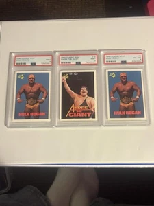 LOT(3) SLABBED 1990 CLASSIC WWF LEGENDS! PSA GRADED CARD LOT! 3 CARDS! - Picture 1 of 7