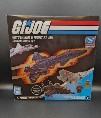 G.I. Joe Skystriker & Night Raven 150 pc Construction set Hasbro - Image 1 of 4
