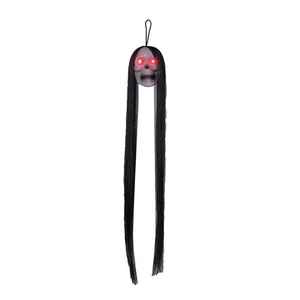 Red Blinking Eye Halloween Hanging Ghost Horror Skeleton Ghost Home Decoration - Picture 1 of 11