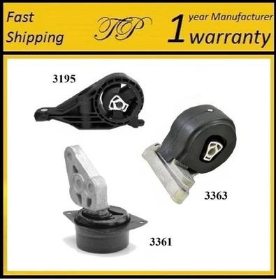 3 piezas de montaje de transmisión para Cadillac SRX 2010-2016 4x4 3,0 L y 3,6 L - transmisión automática Foto 1 de 4