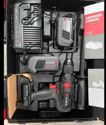 Würth M-CUBE ABS 18 Trapano Avvitatore a percussione a Batteria - Immagine 1 di 2