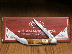 Case xx Toothpick Knife Slant Series Butter Rum Corelon 1/2500 Pocket S910096BR - Picture 1 of 4