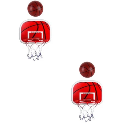  2 Sets Zimmer Basketballkorb Basketballständer Schlafzimmer Reifen - Bild 1 von 4
