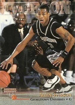 Allen Iverson 1996 Score Board Rookies - #1 - Georgetown Hoyas - Image 1 of 2