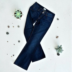 Hudson Flare Bootcut Denim Jeans Womens Sz 28 (30x31 1/2) Dark Blue Stretch - Picture 1 of 10