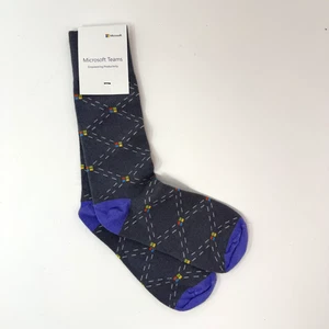 Microsoft Work Crew Socken Einheitsgröße Sock Club Neu mit Etikett - Bild 1 von 4