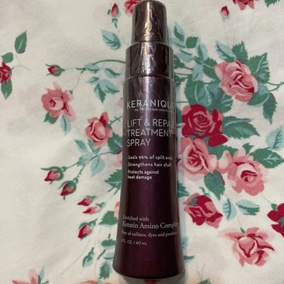 Keranique Lift&Repair Treatment Spray Protects Heat Damage Split Ends SEALED 2oz - Image 1 of 4