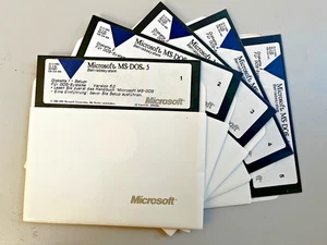 Microsoft MS-DOS 5 - Installationsdisketten - 5 1/4 Zoll - Bild 1 von 2
