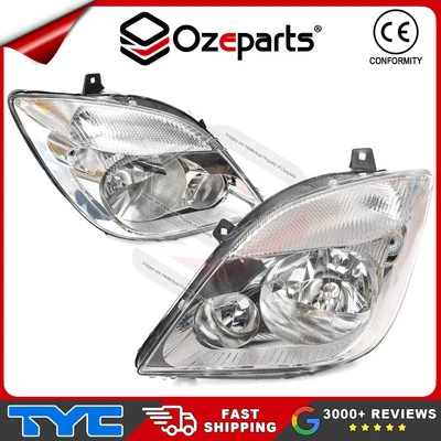 Set Pair LH+RH Head Light Lamp 10 Pins For Mercedes Benz Sprinter 2006~2013 - Image 1 of 4