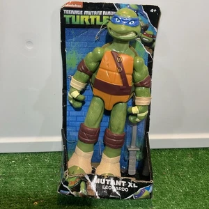 Playmates Teenage Mutant Ninja Turtles XL Leonardo 11" Figure TMNT Nickelodeon - Picture 1 of 12