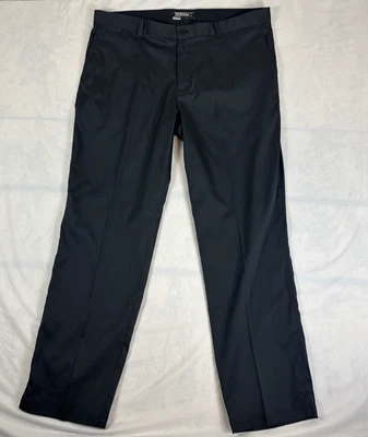 Nike Dri-Fit Golf Tour Performance Flat Front Pants Mens 38x32 639779-010 Black - Image 1 of 4