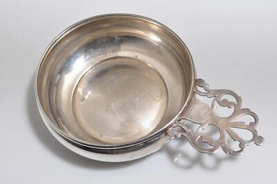 Frank M Whiting Co Cuenco Porringer de Plata Esterlina -1577-Mango de Agujero para Llave-70 Gramos Foto 1 de 4