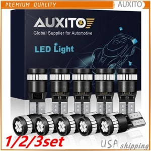 1/2set Red LED T10 168 194 W5W Interior Trunk Car License Plate Light Map Bulb - Picture 1 of 20