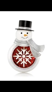 NWT. Bath & Body Works. Adorable Snowman Car Freshner Visor Clip. - Picture 1 of 4