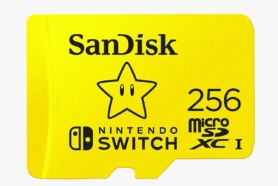 SanDisk 256GB micro SD XC (UHS-I U3-100MB/s) Memory Card For Nintendo Switch NEW - Image 1 of 4