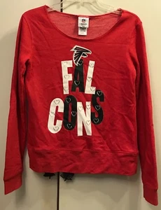 Neu Atlanta Falcons Mädchen leichtes Sweatshirt rot Gr. XL (14/16) Mädchen Shirt NFL - Bild 1 von 1