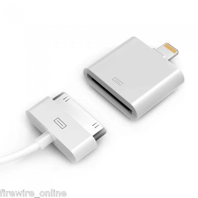 Apple Lightning auf 30-Pin Adapter Ladekonverter kompatibel iPhone - Bild 1 von 4