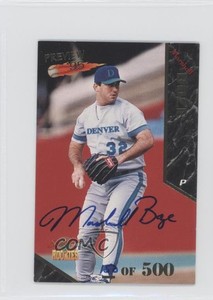 1995 Signature Rookies Old Judge Preview '95 Signatures /500 Marshall Boze Auto