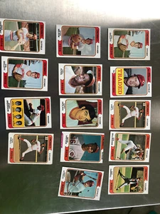 Vintage Lot of 14 Topps 1974 Cincinnatti Reds Baseball Card  - Picture 1 of 2