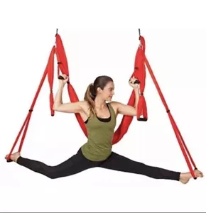 WNG Yoga Swing Aerial Yoga Inversion Sling, Orange/RED - Picture 1 of 8