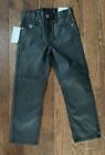 Guess Regular Straight Crescent Fit Size 6 Black Jeans for Boy Brand New