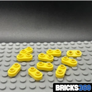 Lego 10 Placas Amarillas Pálidas Nuevas Redondas 1 x 2 con Tachuelas Abiertas Piezas - Imagen 1 de 3