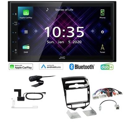 JVC Autoradio Apple CarPlay Android  DAB+ für Hyundai IX20 automatische Klima - Bild 1 von 4