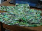 NEW hand knitted baby 0/3 month green cardigan set  X 2 16inch chest 40.50cms 