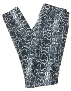 Suzette Collection 0/S Black/White Leggings ANIMAL PRINT SMALL / MED. - Picture 1 of 5
