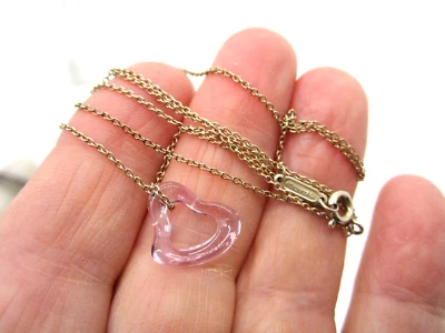 Collar Corazón Abierto Estate TIFFANY & CO PERETTI Plata Esterlina Púrpura Amatista Foto 1 de 3