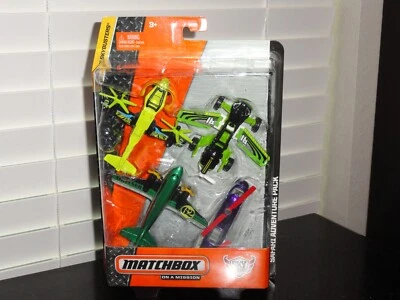 MATCHBOX ON A MISSION 2013 MBX SKY BUSTERS 4-PACK SKY SAFARI, AIRLINER & MORE - Image 1 of 4