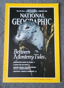 National Geographic February 1990 Monterey Tides - Aral Sea - American Chestnuts - Picture 1 of 1