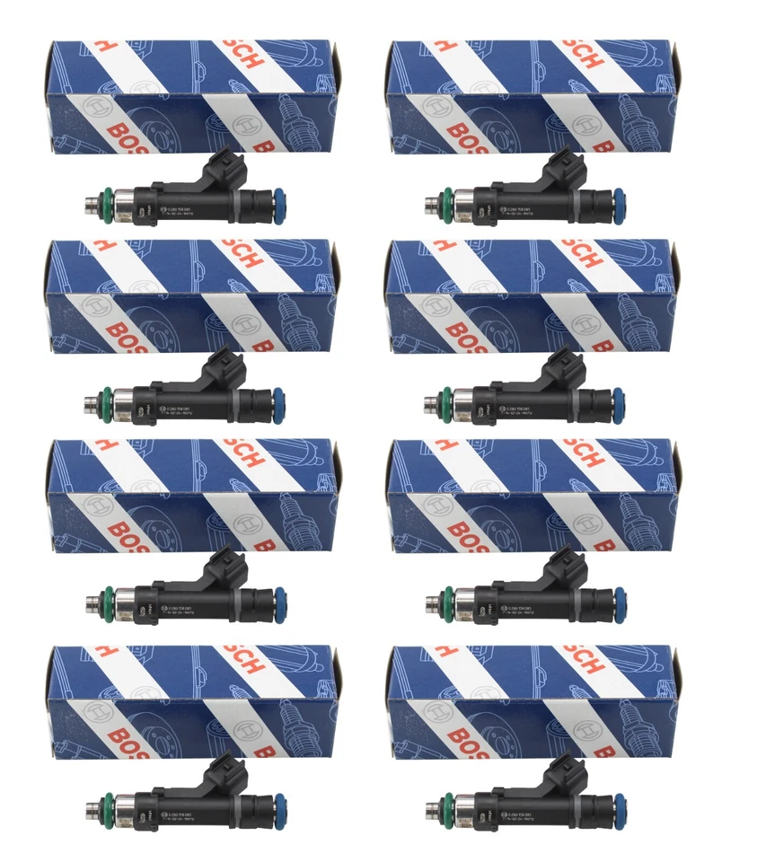 Bosch Juego de 8 inyectores de combustible 62644 para Cadillac STS XLR 4.4 V8 2006-2009 Foto 1 de 1