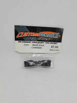 Custom Works RC Rear Axle Carriers 3241 Intimidator Enforcer Outlaw Rocket Dom. - Image 1 of 4