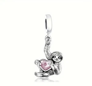 Superb Sloth Charm S925 Sterling Silver for Charm Bracelet - Great Gift 🎁 - Picture 1 of 6