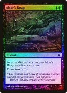 Altar's Reap FOIL Innistrad NM Black Common MAGIC THE GATHERING - Imagen 1 de 1