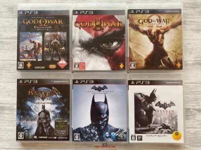 SONY PS3 God of War Collection HD Remaster & Ⅲ & Ascension & Batman from Japan - Image 1 of 4