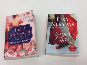 Lisa Kleypas A Season For Love 2 Novels in 1 & Judith McNaught Once and Always - Picture 1 of 8
