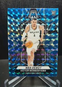 Victor Wembanyama 2023-24 Mosaic Basketball #257 Reactive Blue NBA Debut RC - Imagen 1 de 2