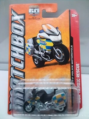 Matchbox Superfast / MB 841 - BMW R1200 RTP Police Motorcycle - Model Motorbike  - Image 1 of 4