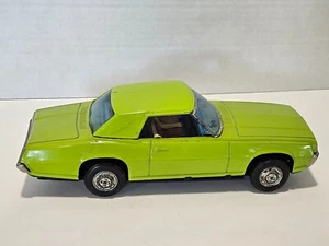 Vintage Ichiko Tin Friction Ford Thunderbird Unusual Green Color - Picture 1 of 13