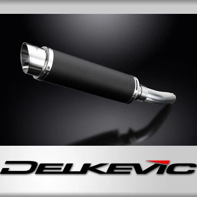 Triumph Sprint ST 955i 1998-2005 Kit de silenciador de escape de carbono redondo de 14" deslizable Foto 1 de 4