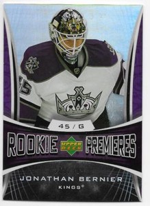 07/08 UPPER DECK TRILOGY ROOKIES RC Hockey /999 (#121-180) U-Pick From List