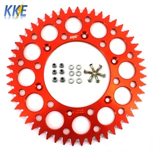 KKE 51T & 52T CNC Aluminium Rear Sprocket Fit KTM EXC SXF XCW-F 1998-2023 Orange - Bild 1 von 18