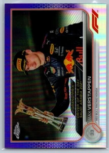 2022 Topps Chrome F1 Purple 2021 Driver Of The Day Max Verstappen /399 - Picture 1 of 2