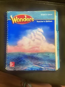 Wonders Grade 2 Teacher's Edition Unit 4, Paperback by McGraw-Hill Homeschool - Foto 1 di 2