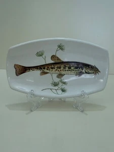 VINTAGE RETRO MID CENTURY RARE SURREY CERAMICS PIN DISH 14 cm L - Picture 1 of 4