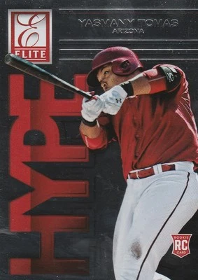 2015 PANINI ELITE YASMANY TOMAS 3B ARIZONA ROOKIE #8 HYPE - Image 1 of 2
