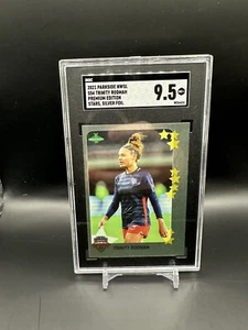 2021 Parkside NWSL Trinity Rodman Rookie RC Stars Foil SP SGC 9.5 - Picture 1 of 2